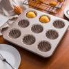 Nonstick Madeleine Cake Mold Carbon Steel Muffin Pan Baking Tool Shell Shape Cake Pan Bakery
