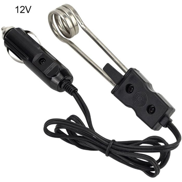 Chauffe-eau de voiture - AIMOONSA - Tige d'ébullition - 12V/24V - 120-140W - Portable