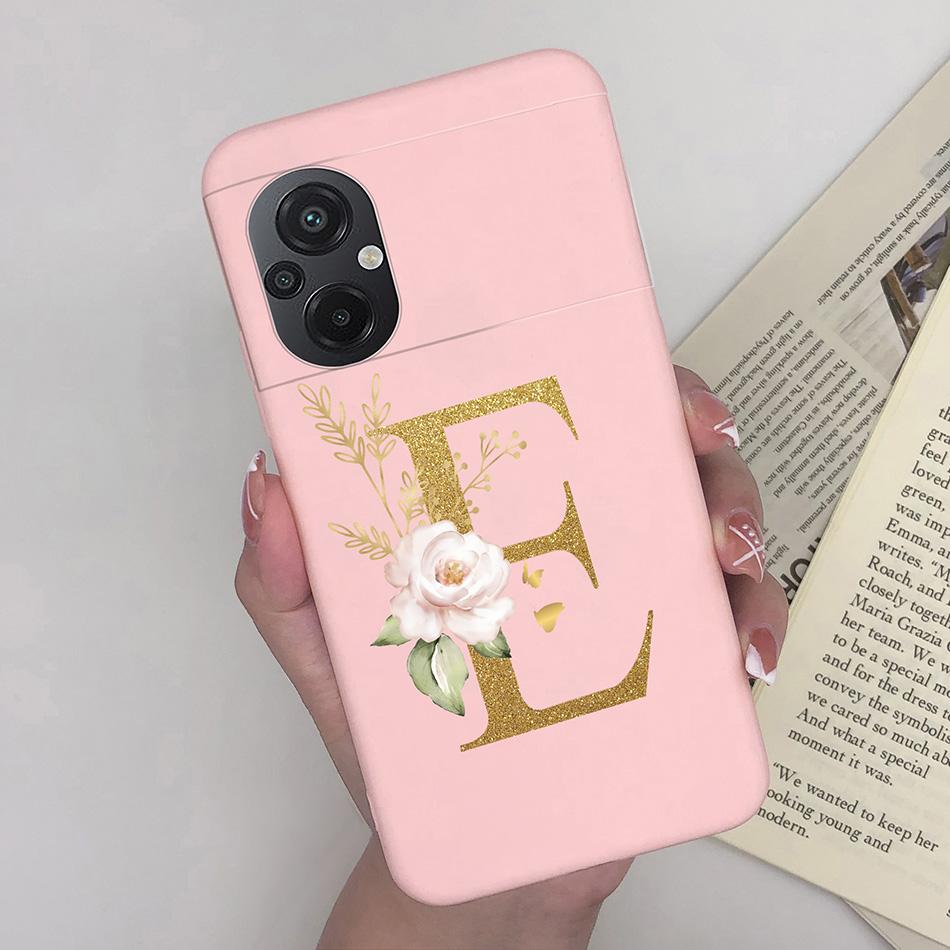 Для Xiaomi POCO M5 Чехол Роскошный Модный Силиконовый Мягкий ТПУ Задняя Панель Защитная Оболочка Телефона Для Xioami POCO M5 4G Милый Чехол с Буквами Сумки