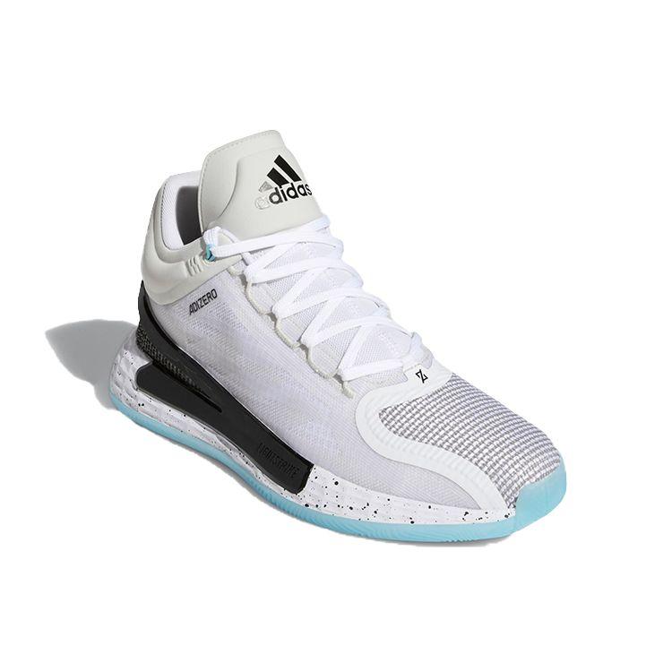 Adidas D Rose 11 White Black Speckled Men Sneakers Cloud-White Core-Black Orbit-Grey FX6539