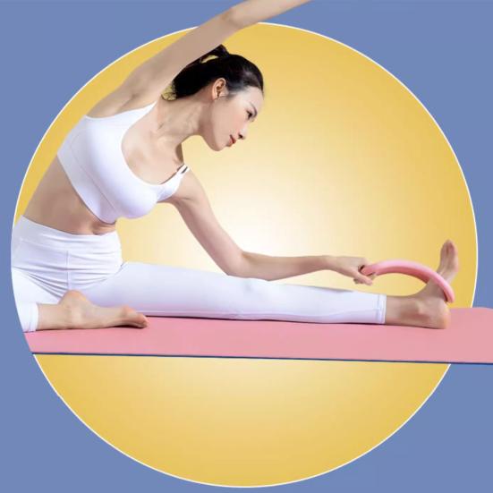 Кольцо для йоги для ног и голеней, растяжка тела, йога, пилатес, тренировка, фитнес-круг, массаж мышц, круг для упражнений, домашний тренажерный зал, оборудование для тренировок