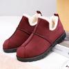 Women's Boots Winter New Fashion Non Slip Cotton Shoes Comfort Flat Sole Snow Boots Plush Warm Ankle Boots Zapatos De Mujer