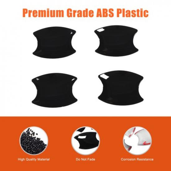 Glossy Piano Black Exterior Door Bowl Trim For Honda Pilot 23+/Passport 2026