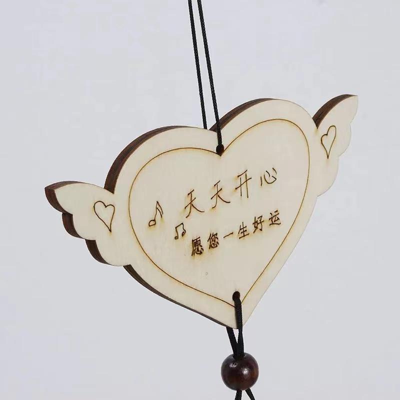 1PCS Outdoor Metal Wind Chimes Yard GardenBell Wind Chime Window Bells Wall Hanging Decorations Home Decor Wooden Wind