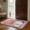 Floor Mat Soft Flannel Rug Non Slip Absorbent Mat for Bathroom Bedroom Home Decor Kwai Anime Yier B Bubu