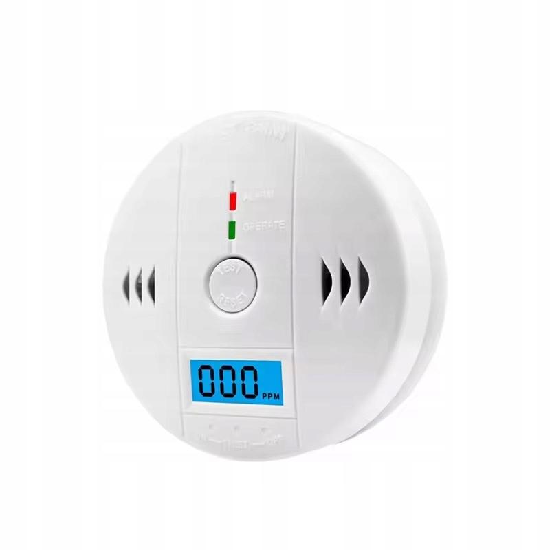 CO2 Smoke Detector for Home Office with LCD Alarm Ppm Tester