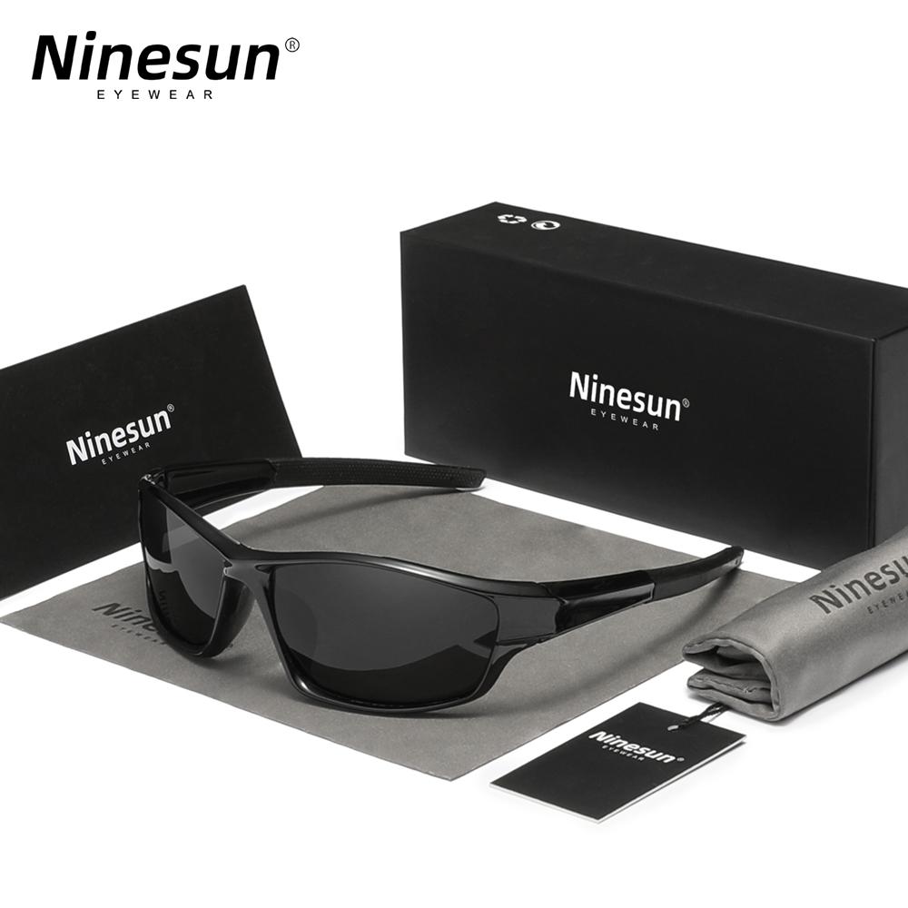 NINESUN Новый дизайн Спортивные мужские солнцезащитные очки Поляризованные УФ-линзы для велоспорта Модные очки Женские очки для верховой езды Сверхлегкие очки TR90