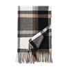 Plaid Imitation Cashmere Scarf Autumn and Winter Korean Version Versatile Japanese Style Warm Student Couple Scarf Men's High End Sense