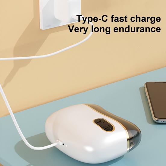 Электрическая машинка для стрижки ногтей, полировщик со светодиодной подсветкой, 2-скоростная, перезаряжаемая, 3-в-1, автоматическая пилка для ногтей для детей, взрослых, пожилых людей, триммер для маникюра