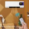 Wall-Mounted Bedroom Heater Temperature Adjustable Remote Control Silent Operation Energy-efficient Portable Heater Air Conditioner