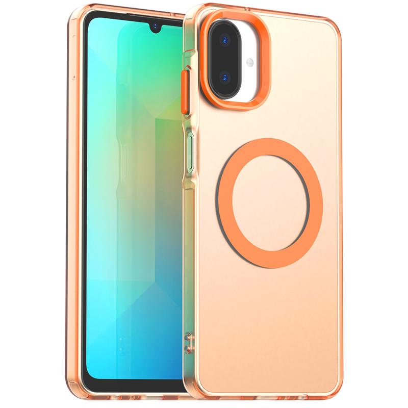 Магнитная Адсорбция Беспроводная Зарядка Прозрачный Чехол Для Samsung Galaxy A07 Прозрачная Задняя Панель Для Samsung A07 Чехол Для Samsung A07
