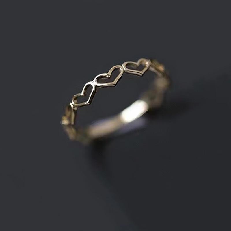 Стильное белое корейское разомкнутое кольцо из серебра 925 пробы - женское легкое роскошное составное кольцо на мизинец