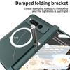 Магнитный шарнир для чехла для беспроводной зарядки Magsafe для Google Pixel Fold, жесткого кожаного чехла из ПК с подставкой и защитным чехлом из стеклянной пленки