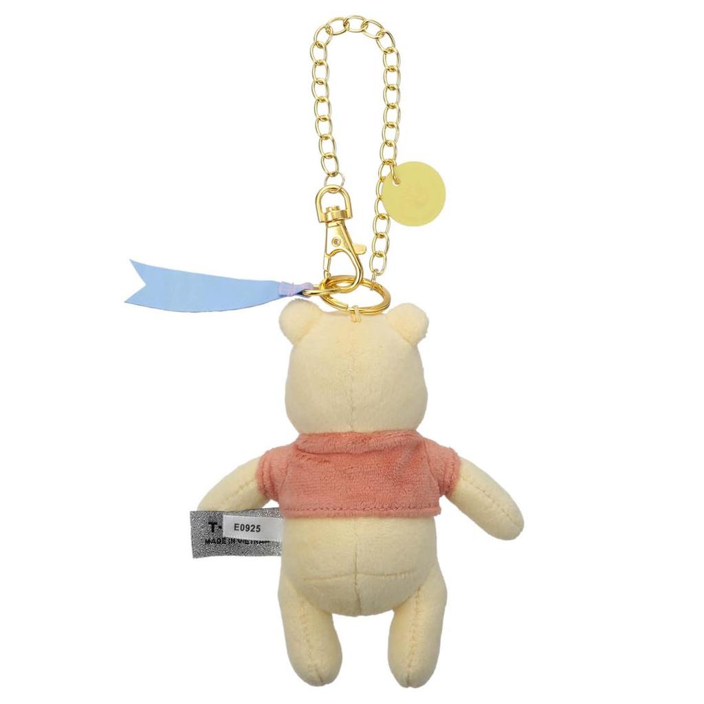 TAKARATOMY A.R.T.S. Disney Character Favorite Colors Bag Charm Winnie the Pooh (Wildflower Honey) Plush Toy, Approximately 13cm Tall