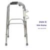 Stainless Steel Portable Walker Foldable Elderly Walking Aid Fracture Rehabilitation Auxiliary Equipment