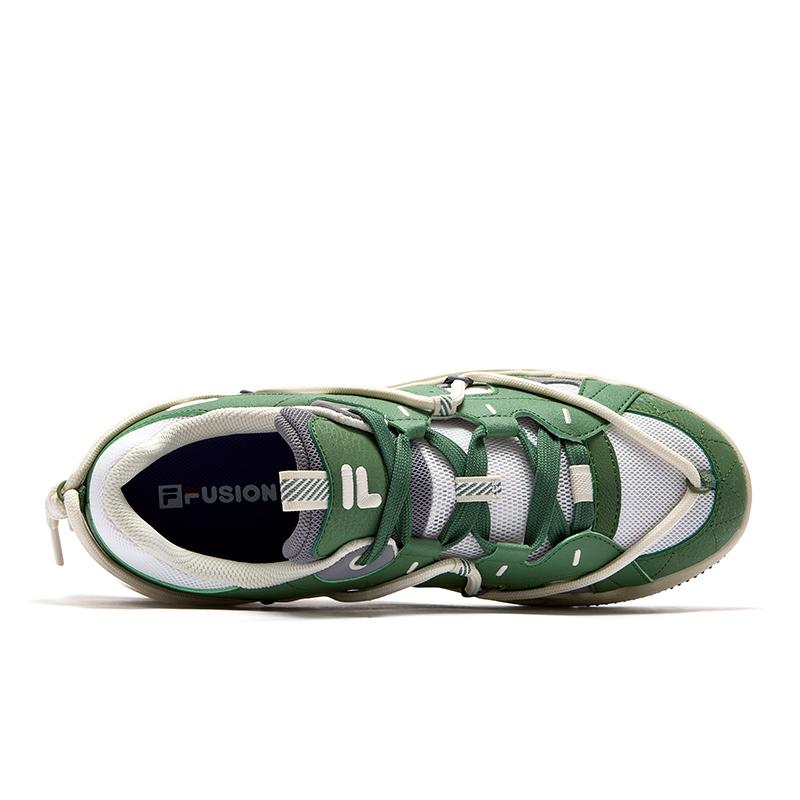 Fila Fusion Кроссовки Reef Модные Прочные Низкие Мужские кроссовки Белый Зеленый T12M532917FCG