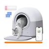 Smart Cat Litter Box Automatic Self Cleaning Cat Toilet Large APP Control Safe Anti-Pinch with Deodorizer Pet Cats Bedpan Litter