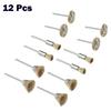 12pcs/Set Wire Brushes Kit Bowl Type 15mm Straight Type 8mm T Type 22mm