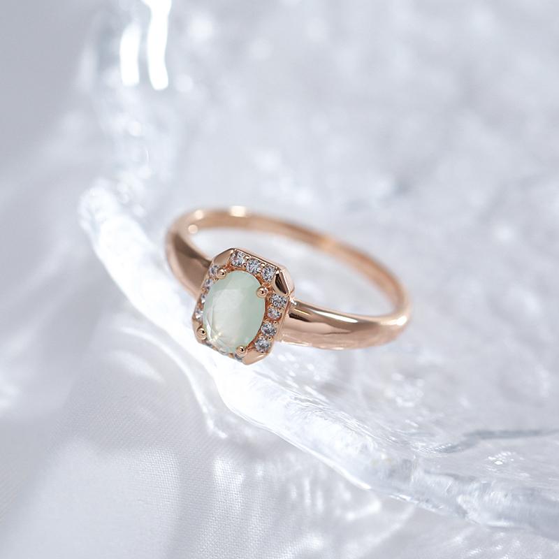 Овальные светло-зеленые квадратные женские кольца с цирконом, винтажные свадебные украшения для вечеринок