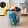 1/2/3/5PCS Panda Dinosaur Baby Storage Basket Felt Toy Organizer Laundry Dirty Clothes Bucket Cartoon Nursery Hamper Gift Idea