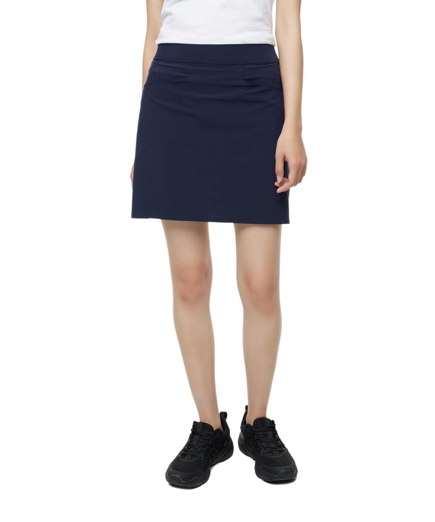 Pollolalpeulolengolpeu Back Pleated Stretch Scott - Navy