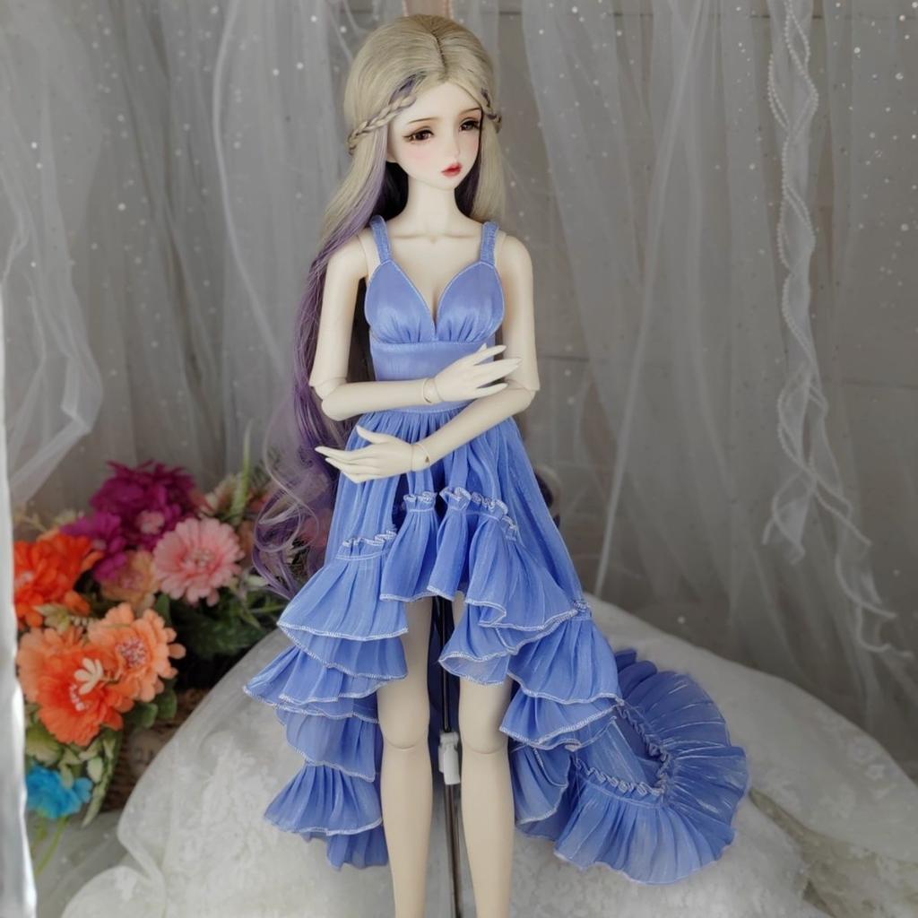 () Одежда для кукол 1/3 1/4 1/6 для BJD кукол 60/45/30 см, Игрушки для девочек DIY, Платье-юбка принцессы, Аксессуары для кукол, Без кук