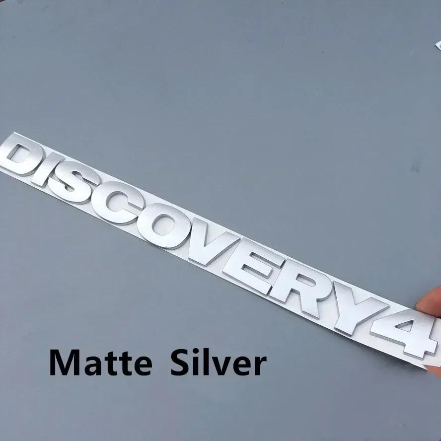 Abs Chrome Car Front Trunk Emblem for Land Rover Discovery 1 2 3 4 5 Auto Label Hood Bonnet Rear Tailgate Sticker Decoration FG2