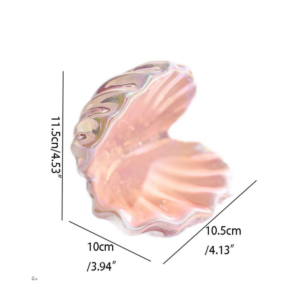 Пластина для хранения ювелирных изделий ручной работы Ins Поднос для демонстрации серег Креативная тарелка для ювелирных изделий в виде ракушки Дом