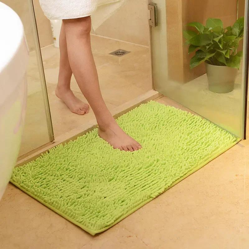 Rectangular Floor Door Mat Carpet, 40X60cm, Soft, Non - slip, Bathroom, Floor Door Mat, Dirt Barrier