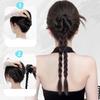 Сладкий пучок, коса, синтетический хвост, парик на заколке, 40 см, женская модная коса, повседневная прическа, головной убор
