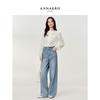 JOZ·ANNACO Women's Relaxed Wide-Leg Denim Pants