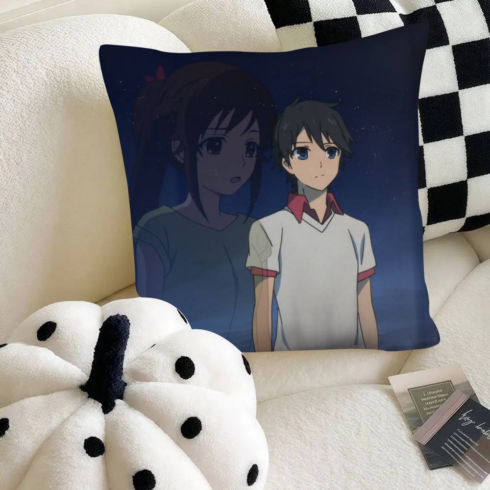 Аниме Чехол на подушку Glasslip Модный квадратный чехол на подушку Спальня Диван Гостиная Ins Декор Отдых