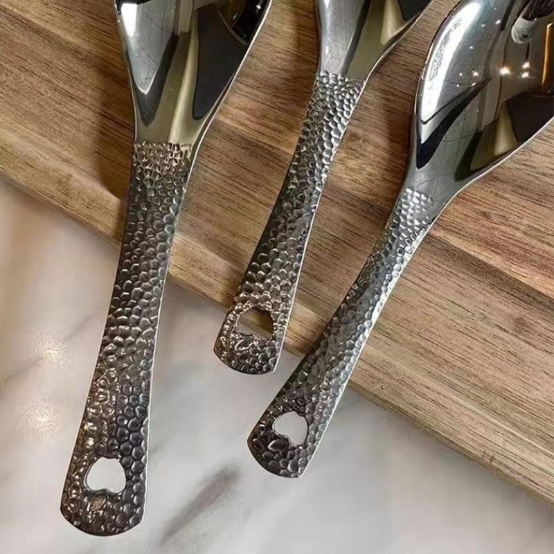 Ложки из нержавеющей стали Чайная ложка Кофейная ложка Десертная ложка для размешивания Суповые ложки Ложки из нержавеющей стали Для чая Кофе Мороженого