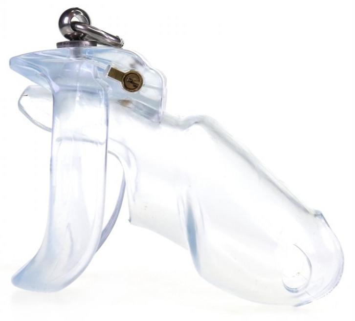 Dick Off Chastity Cage 10 X 3cm Transparent
