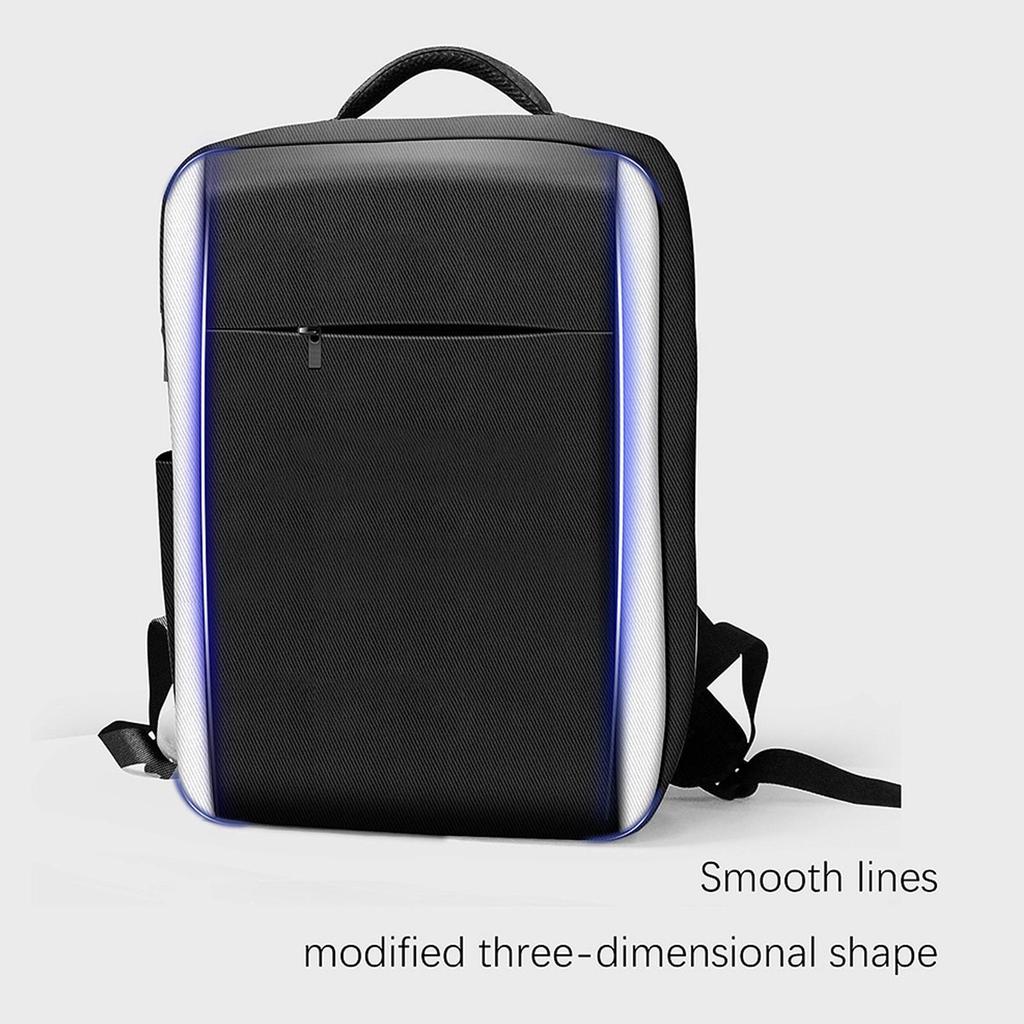 VAORLO Противоударный и водонепроницаемый дорожный рюкзак для консоли PS5 с местом для хранения и защиты