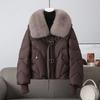 Fashion Winter Down Cotton Jacket Women's Cotton-Padded Thicken Warm Parkas Short Coat Female Casual Ladies Overwear