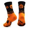 2Pairs Pumpkin Tube Socks Bat Cotton Socks Women Breathable Mid-Calf Stockings  Party