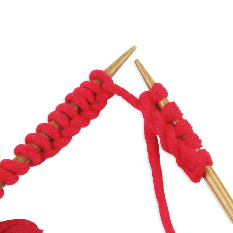 Круговые спицы для вязания крючком из коричневого бамбука и нержавеющей стали диаметром 3,0-12,0 мм