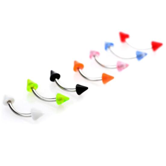 50/90 шт акриловый язык, нос, соски, ногти, кольцо для пирсинга живота и пупка, декор