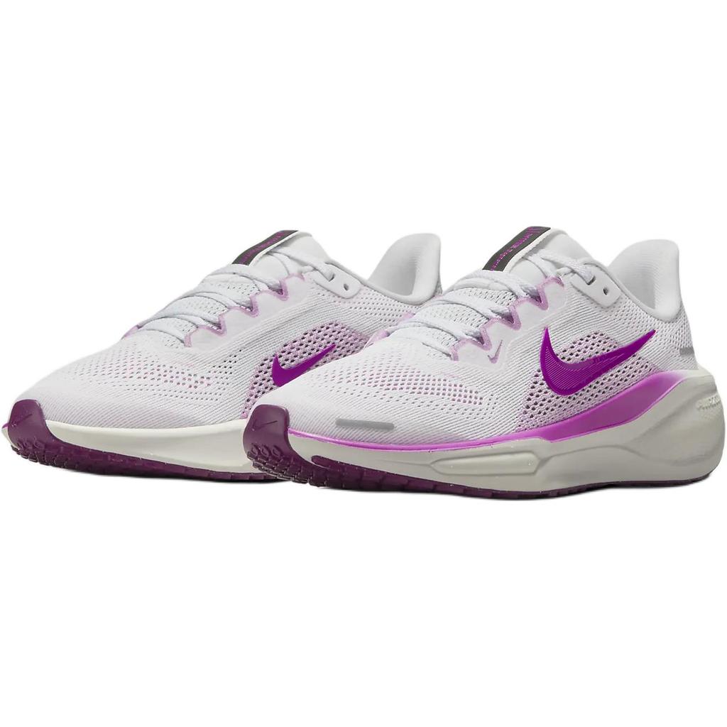 Nike Pegasus 41 Anti Slip Wear Resistant Low Top Kids' Running Shoes Purple Sneakers FN5041-104