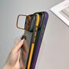Matte for  Lens Holder Stand Phone Case for For Iphone Air 17 13 12 11 Pro Max 16 15 14 Plus Bumper Shockproof Cover