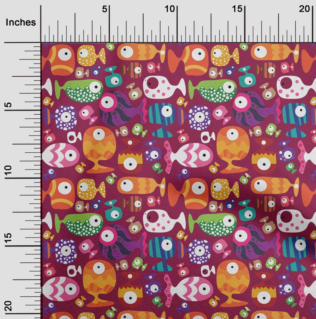 oneOone Хлопковая гибкая темно-пурпурная ткань, детская одежда своими руками, одежда для лоскутной ткани, ткань с принтом в ярдах, 40 дюймов