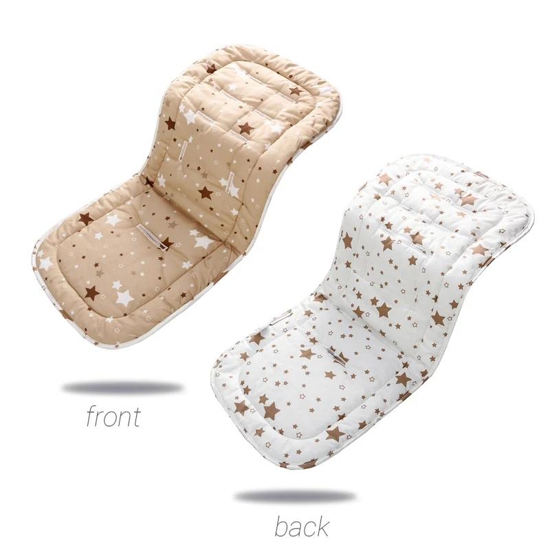 Удобный хлопковый коврик для детской коляски Four Seasons, мягкая подушка для сиденья, детский коврик для сиденья, подушка для детской коляски для детей от 0 до 27 месяцев