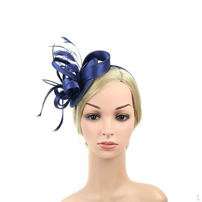Шляпка-fascinator с перьями, ободок, шляпа для Дерби, головной убор для вечеринки, свадьбы