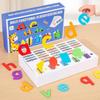 Word Spelling Game Alphabet Matching Blocks Gift Early Educational Toy Learning for