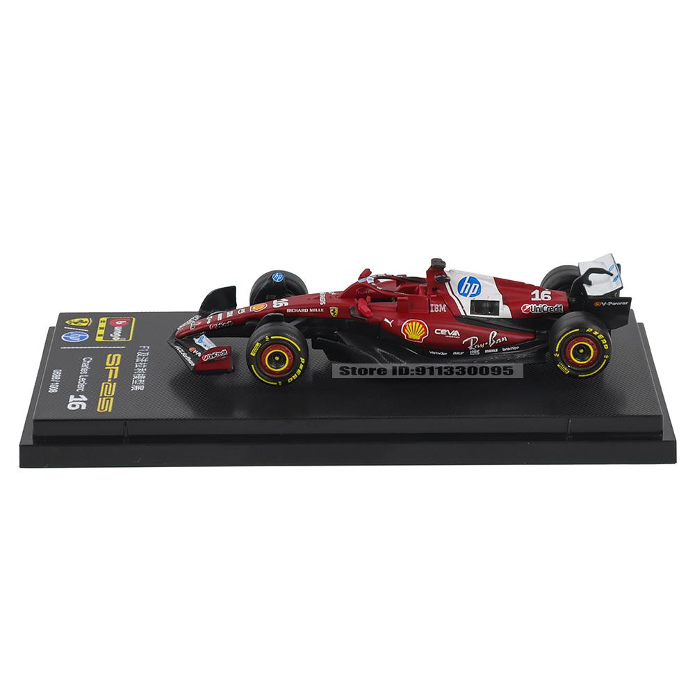 Ббураго 1:64 F1 Sf25 Макларен Феррари Ред Булл Мерседес-АМГ Сплав Модель Автомобиля Серия Моделей Автомобилей Рождественский Подарок Игрушки