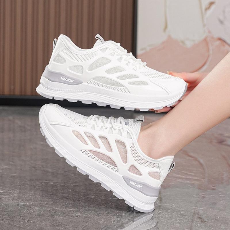 2025Hot Sale Women Breathable Casual Shoes Summer Mesh Platform Sneakers Fashion Gym Comfortable Training Shoes Zapatillas Mujer