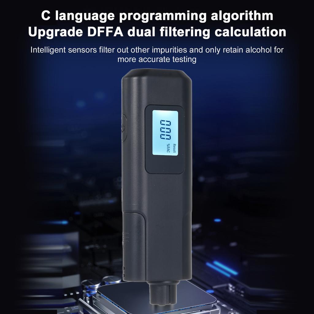 Алкотестер Бесконтактный Алкотестер Мундштук Очистительная Камера Голосовая и Звуковая Сигнализация