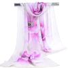 New Printing Small Silk Scarf Spring and Summer Fashion Multi-coloured Female Hundred with Chiffon Scarf Gift Outside the Sunscreen Sarongs