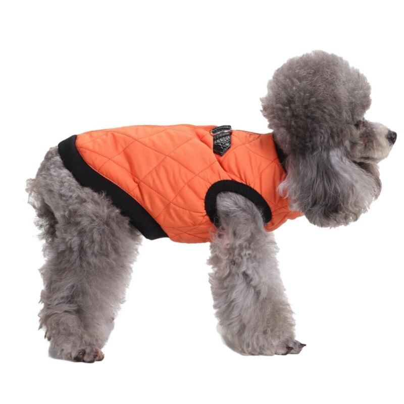 Одежда для домашних животных, зимнее пальто на молнии, теплая куртка для домашних животных, костюм для собак, французский бульдог